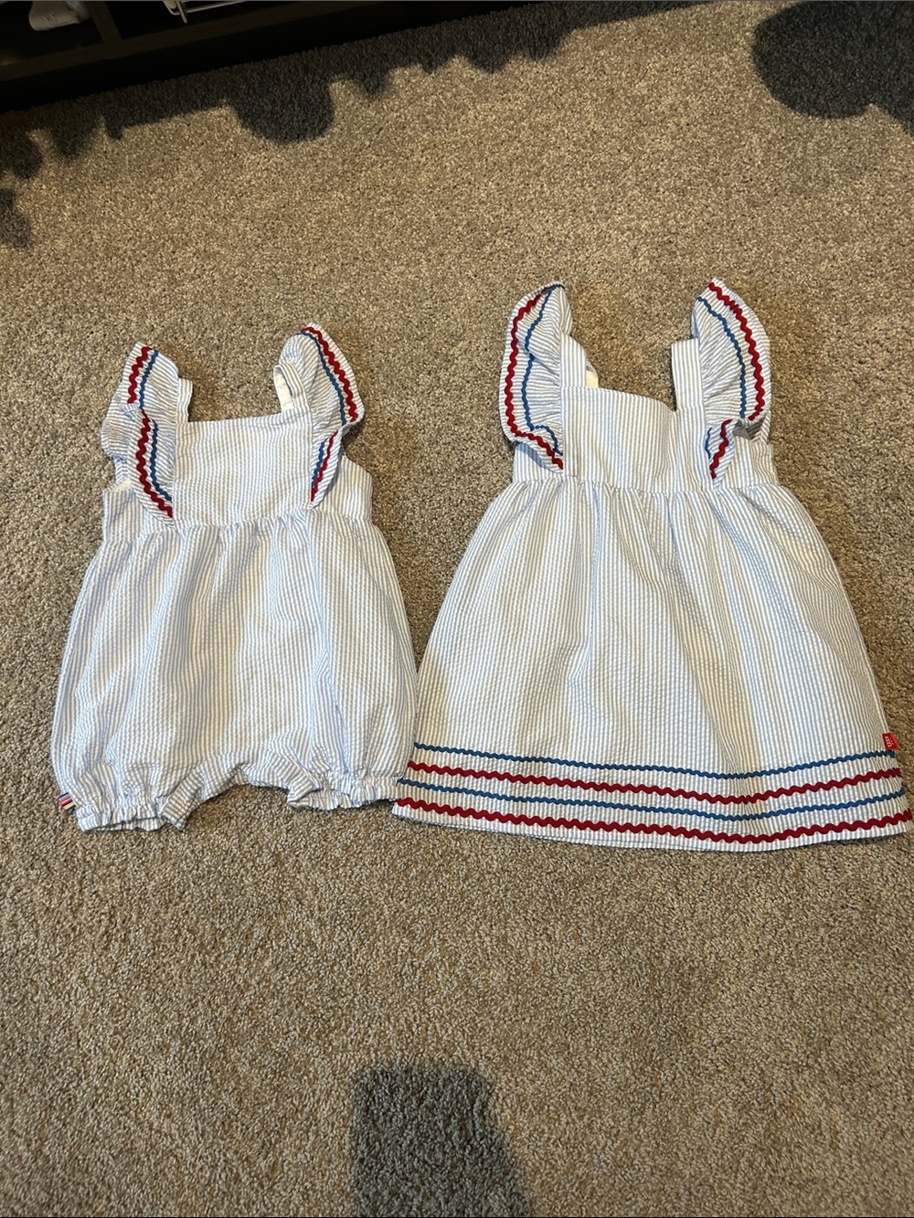 Magnetic Me White with Red & Blue Trim Kids Matching Sets